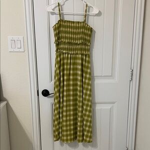 Green Plaid Dress